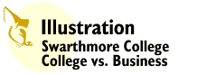 Illustration: College vs. Business